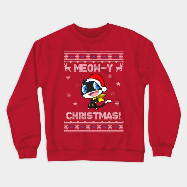 Morgana Meow-y Christmas! Crewneck Sweatshirt by StebopDesigns